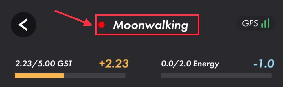 STEPN Moonwalking