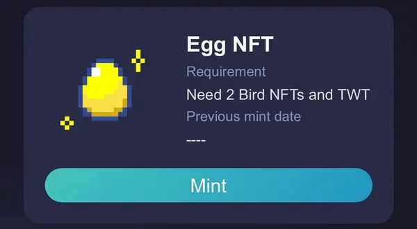 ミント　Egg NFT